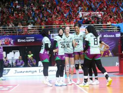 Jakarta Pertamina Enduro Berhasil Membatasi Ruang Gerak Electric PLN dan Menang 3-0