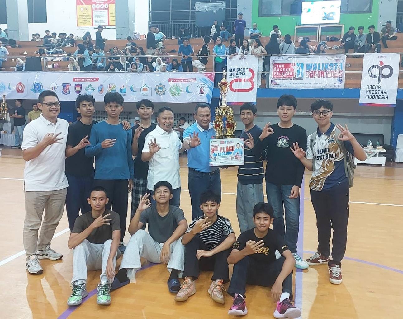 SMP Negeri 3 Raih Juara 3 Liga Basket Pelajar Piala Wali Kota Depok Tahun 2026