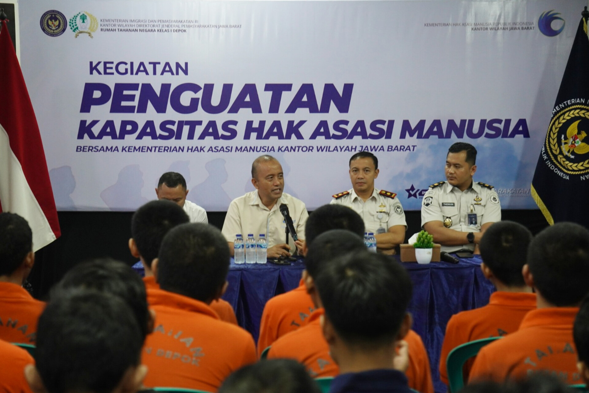 Kepala Rutan Kelas I Depok, Agung Nurbani: Pemahaman HAM Penting untuk Menciptakan Pembinaan yang Kondusif, Tertib, dan Berkeadilan