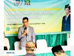 Soskom Sekretaris Komisi D DPRD Depok, Siswanto, Sampaikan Informasi Kebijakan dan Menyerap Aspirasi Warga