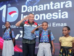Tas Baru, Semangat Baru, Pertamina Turut Kembangkan Senyum Pelajar Indonesia di HUT ke-1 Danantara
