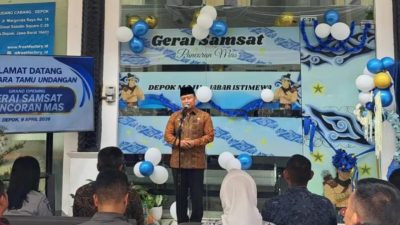Wali Kota Depok Resmikan Gerai Samsat Ruko Saladin, Permudah Layanan Pembayaran Pajak Kendaraan Bermotor Wali Kota Depok Resmikan Gerai Samsat Ruko Saladin, Permudah Layanan Pembayaran Pajak Kendaraan Bermotor