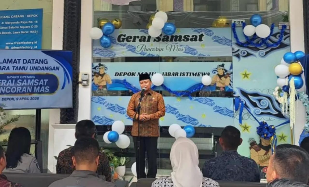 Wali Kota Depok Resmikan Gerai Samsat Ruko Saladin, Permudah Layanan Pembayaran Pajak Kendaraan Bermotor