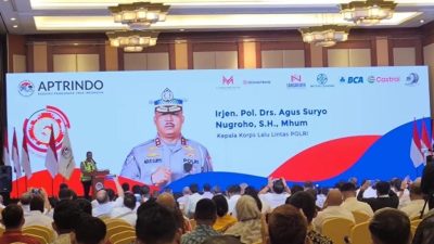 Hadir di Munas Aptrindo, Kakorlantas Polri Siapkan Penegakan Hukum Tegas untuk Zero ODOL 2027 Hadir di Munas Aptrindo, Kakorlantas Polri Siapkan Penegakan Hukum Tegas untuk Zero ODOL 2027