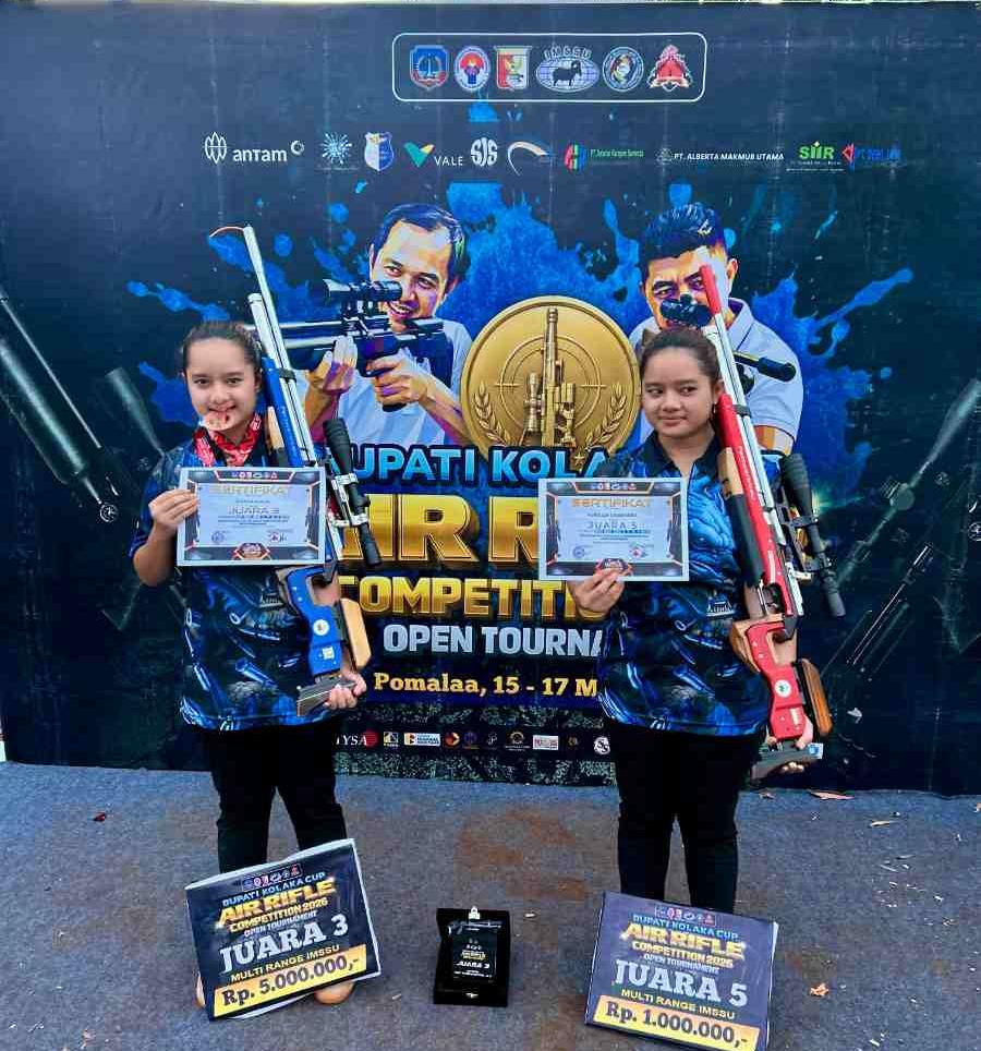 Aurellia Cassandra dan Clarisa Azalia Torehkan Prestasi Membanggakan pada Bupati Kolaka Cup 2026