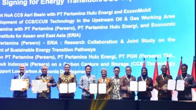 Pertamina dan ERIA Perkuat Kemitraan Strategis di Bidang Transisi Energi