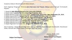 Dari Presiden RI ke-7 hingga Kapolri, Ucapan Iduladha Mengalir untuk Wartawan FRN