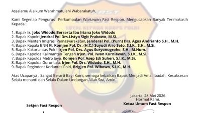 Dari Presiden RI ke-7 hingga Kapolri, Ucapan Iduladha Mengalir untuk Wartawan FRN