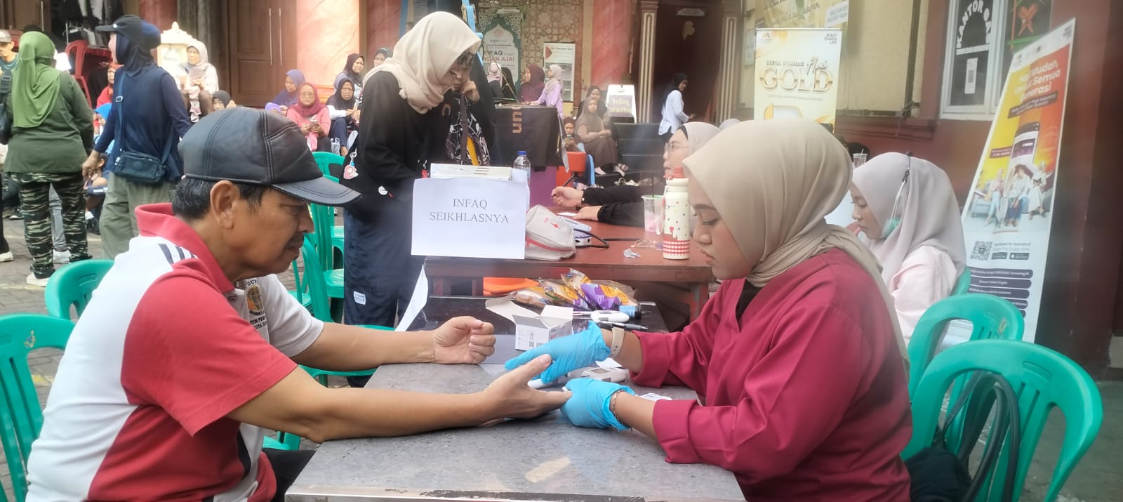 Tahun Baru Islam 1 Muharam: Remaja Masjid Baiturahman, Gelar Jalan Santai dan Periksa Kesehatan Gratis