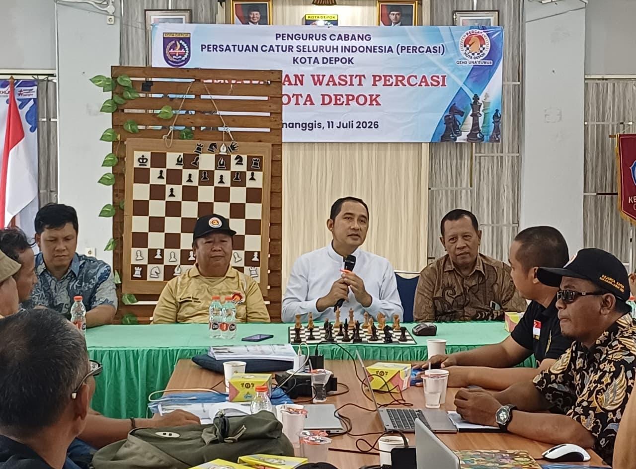 Wakil Wali kota Depok, Chandra Rahmansyah: Jadikan Catur Olahraga Anak-Anak Depok