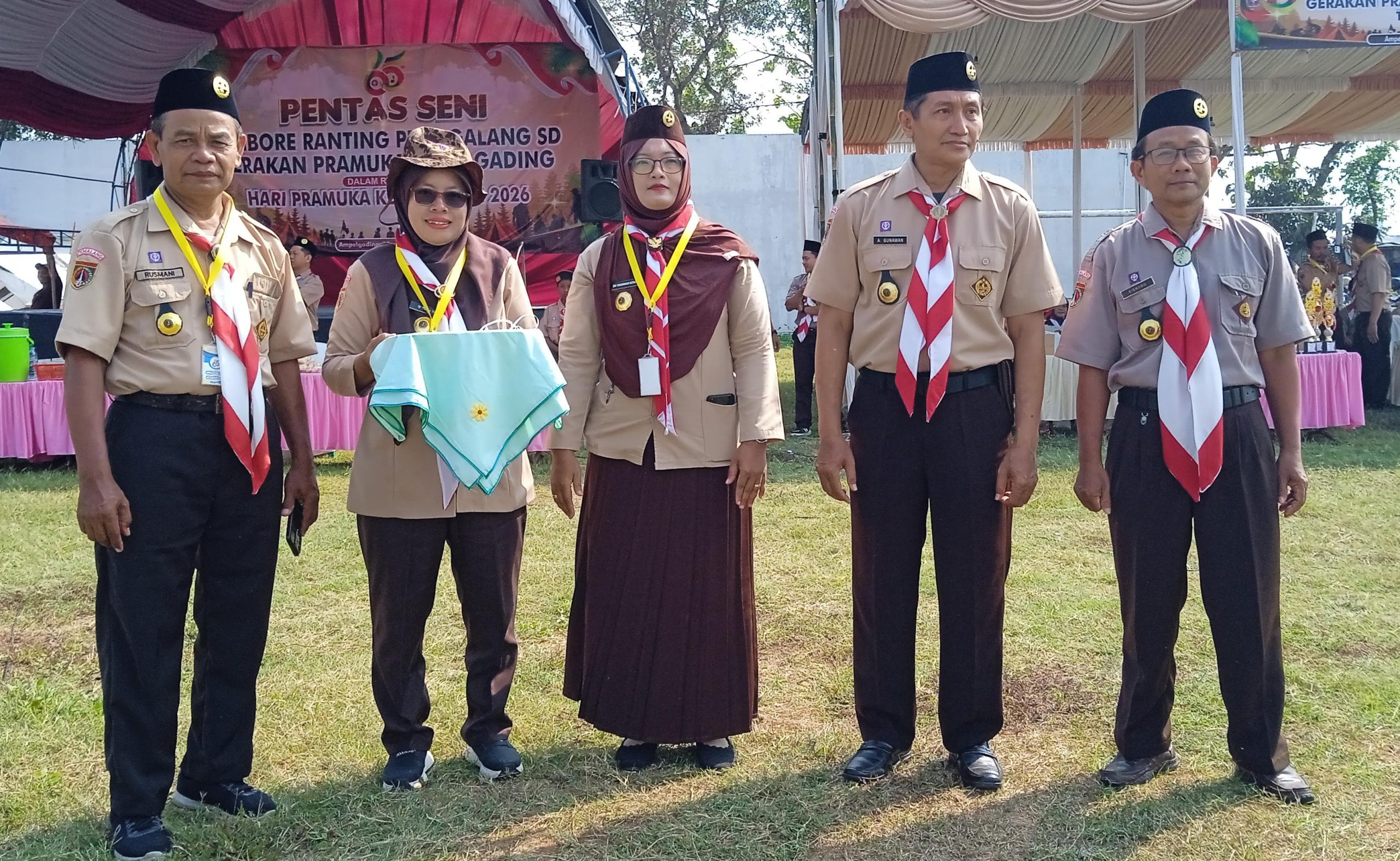 Peringati Hari Pramuka ke-65, Kwaran Ampelgading Gelar Jambore Ranting di Desa Karangtengah