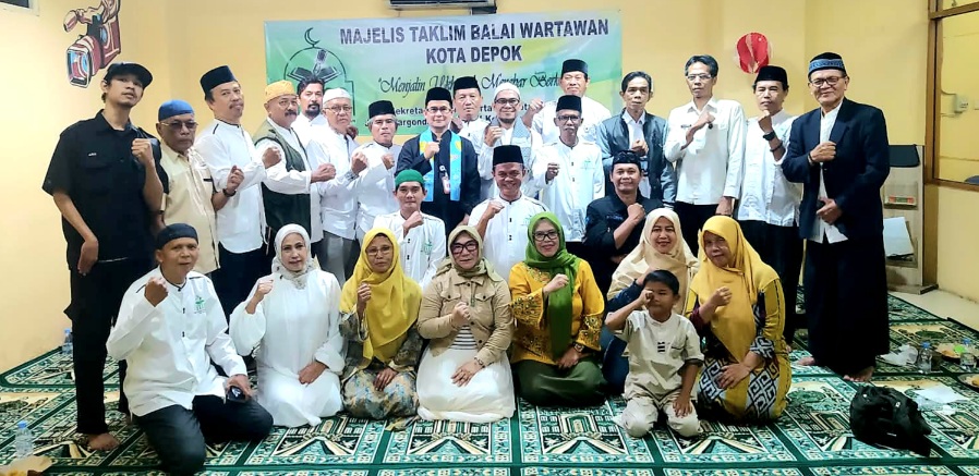 Pengajian Bulanan MT Balai Wartawan Depok: Perkuat Persatuan, Syukuri Kemerdekaan, dan Tingkatkan Kepedulian Sosial