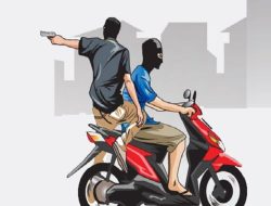 Mencekam! Curanmor Bawa Senjata Api Beraksi di Mekarjaya Depok