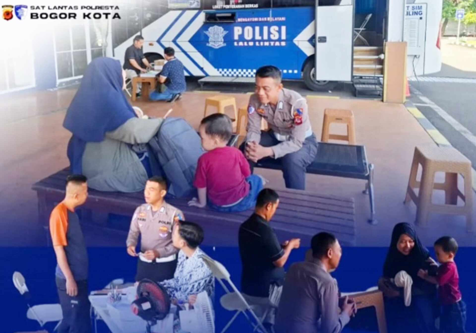 Polantas Menyapa: Satlantas Bogor Edukasi Warga, Buat SIM Bebas Calo dan Pungli
