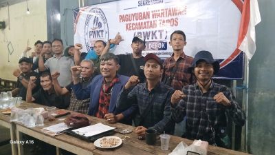 PWKT Resmi Berdiri di Tapos, Atep Eris Riswanto Dipercaya Pimpin Paguyuban Wartawan