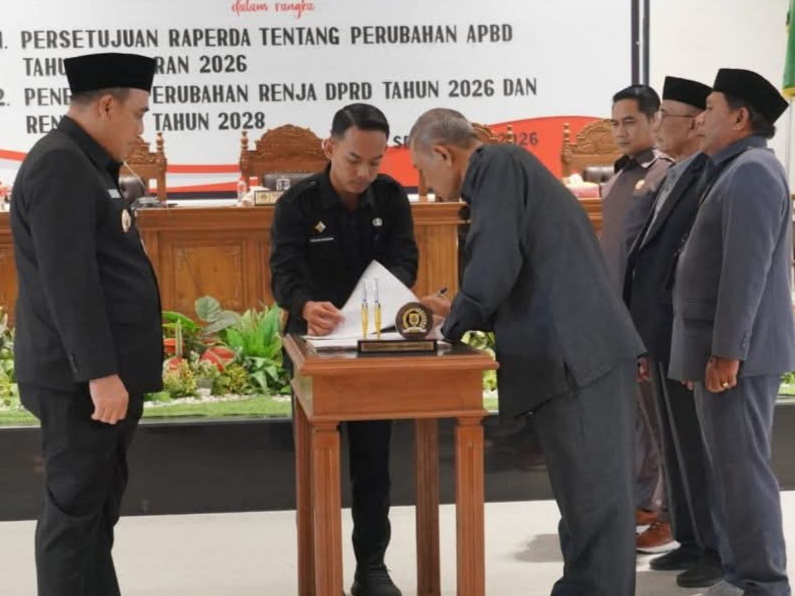 DPRD Pemalang Sahkan Perubahan APBD 2026, Seluruh Fraksi Sepakat Setuju