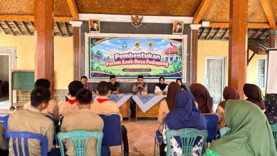Bersinergi Wujudkan Perlindungan Anak, Forum Anak Desa Pedagung Diresmikan