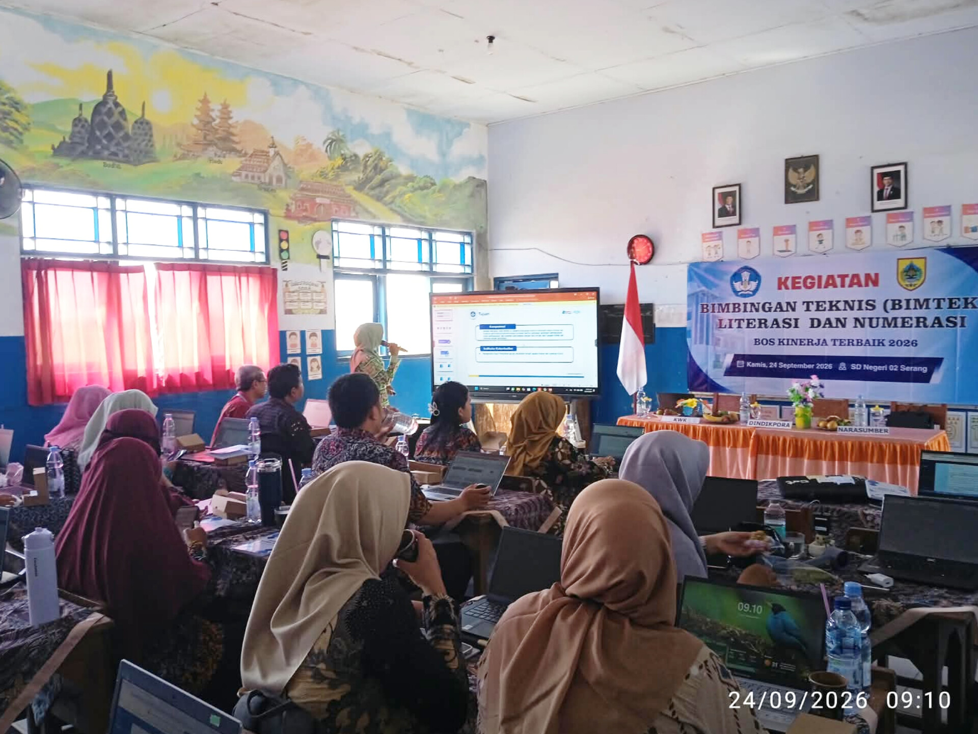 Tingkatkan Mutu Pendidikan, Gugus 3 Petarukan Gelar Bimtek Penguatan Literasi dan Numerasi