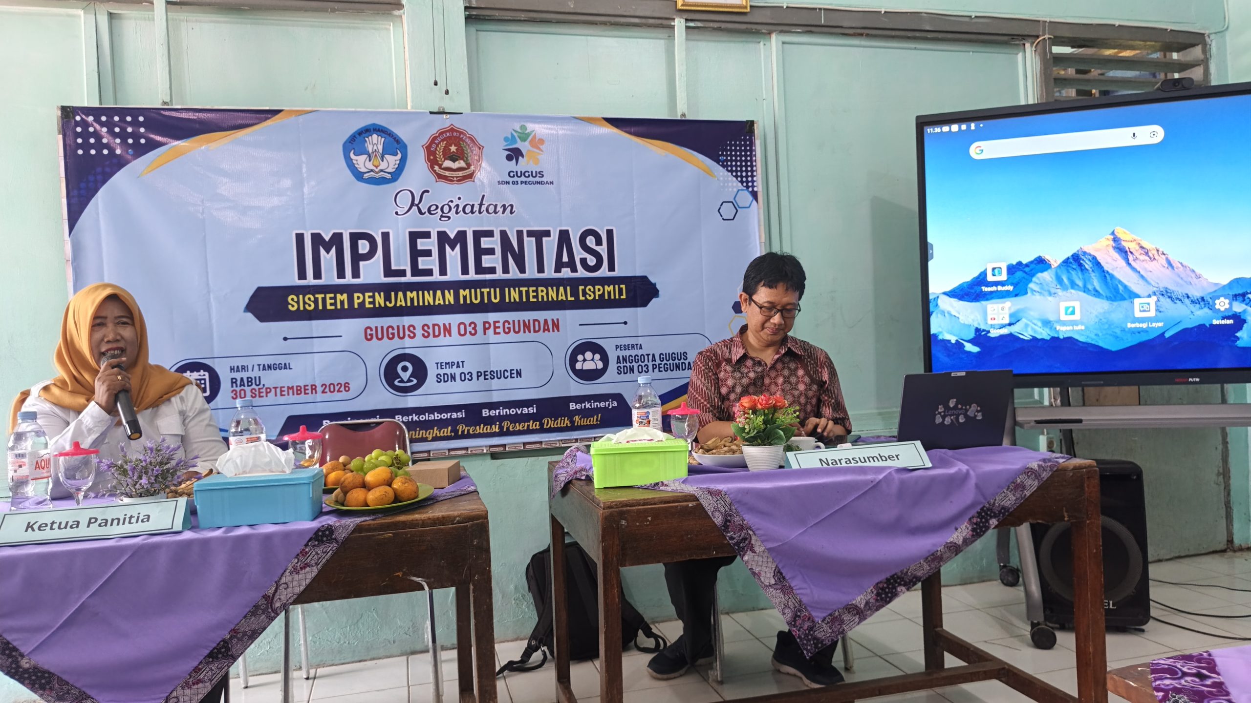 Gelar Bimtek SPMI, SD Se-Dabin 5 Petarukan Perkuat Budaya Mutu Pendidikan
