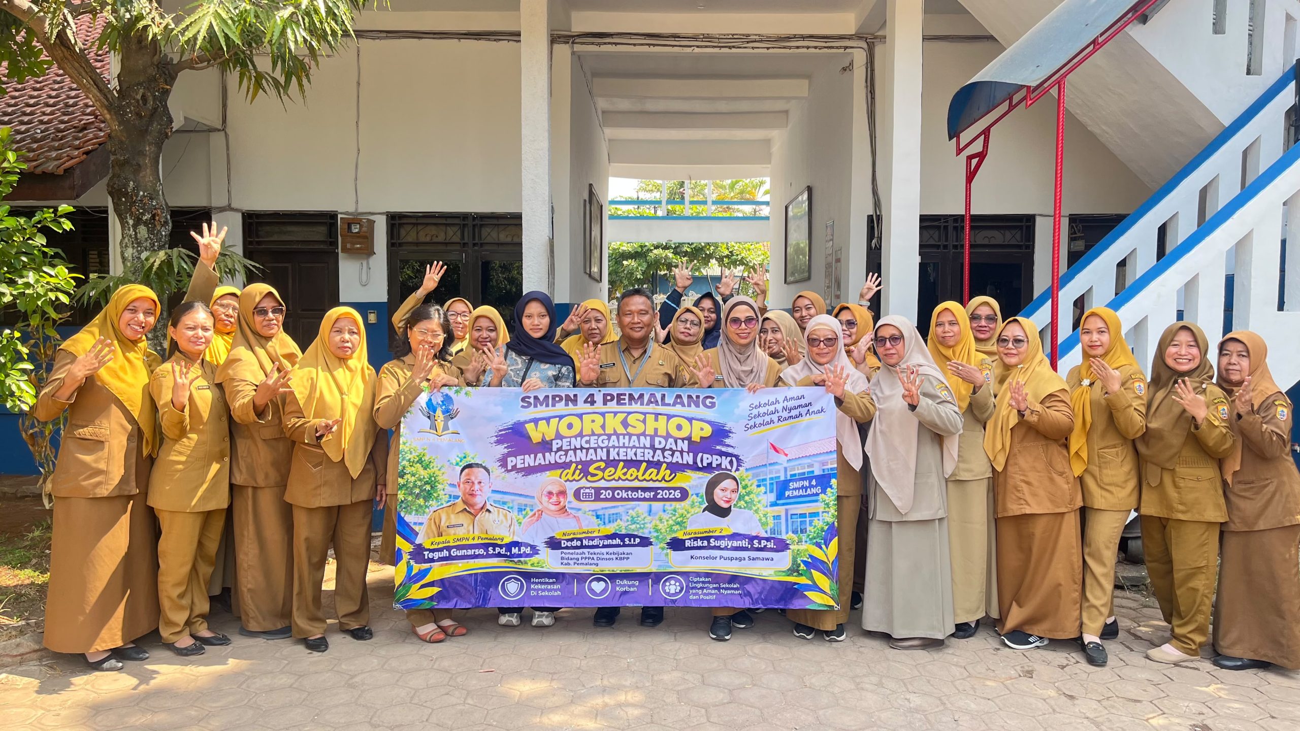 Cegah dan Tangani Kekerasan di Sekolah, Dinsos Pemalang Bekali Guru SMPN 4 dengan Pendampingan Psikologis