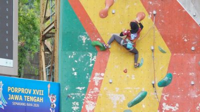 Lima Bulan Tempa Mental dan Teknik, Panjat Tebing Pemalang Bidik Dua Emas di Porprov 2026