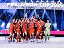 Timnas Indonesia Angkat Trofi FIFA ASEAN Cup 2026