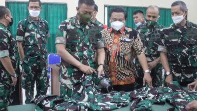 Uji Coba Sekaligus  Sertifikasi Seragam PDL TNI Buatan Dalam Negeri