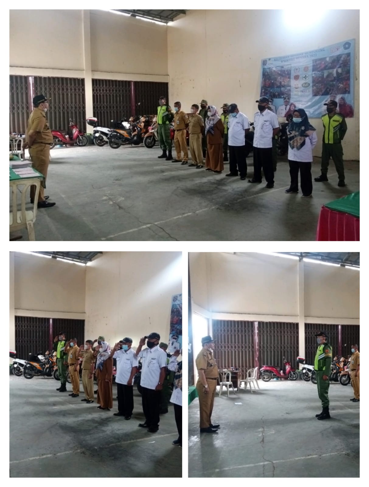 Lurah Jatijajar Rutin Upacara Senin Untuk Evaluasi Kinerja