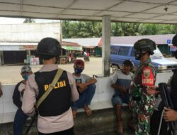 Tingkatkan Sinergitas TNI – Polri, Brimob Sumsel Sambangi Mako Koramil 404-03