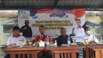 Usai Diterpa Badai Pandemi, Program “Ngopi Bareng” Sekber Wartawan Kota Depok Kembali Di Gelar