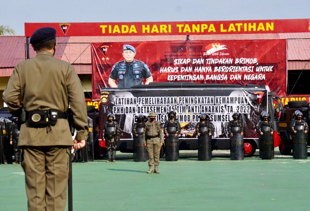 Buka Harkatpuan PHH & Detasemen 45 Anti Anarkis, Ini Amanat Dansat Brimob Polda Sumsel