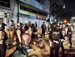 Back Up Satuan Kewilayahan, Polrestabes Palembang Terjunkan Gegana Brimob Sumsel Dalam Patroli  Antisipasi 3C
