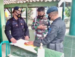 Personel Gegana Sambangi Makorem Garuda Dempo 044,  Brimob dan TNI Komitmen Jaga Kamtibmas Di Kota Palembang