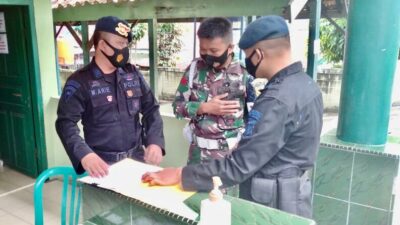 Personel Gegana Sambangi Makorem Garuda Dempo 044,  Brimob dan TNI Komitmen Jaga Kamtibmas Di Kota Palembang