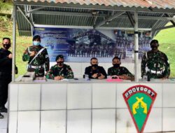 Sambangi Mako Yonif Raider 200 Palembang, Satbrimob Polda Sumsel Perkokoh Sinergitas TNI – Polri
