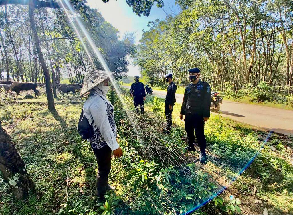 Giat Patroli Kamtibmas Brimob Sumsel, Demi Jaga Kondusifitas Wilayah