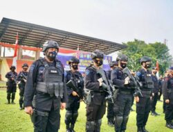 Apel Gelar Pasukan Ops Ketupat Musi 2022, Libatkan Korps Brimob Polda Sumsel  Untuk Pengamanan Mudik Lebaran