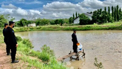Peternak Ikan di Oku Timur Ucapkan Terimakasih Atas Kunjungan Personel Brimob Polda Sumsel