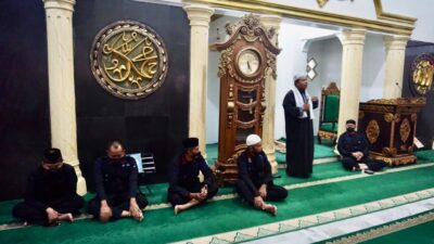 Dansat Brimob Polda Sumsel Hadiri  Giat Konsolidasi Dan Ngabuburit  di Mako Brimob Polda Sumsel