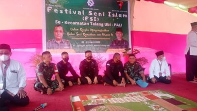 Brimob, TNI, Bersama Tokoh Masyarakat Kabupaten Pali, Gelar Festival Seni Islam