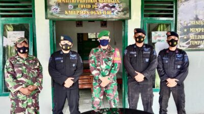 Tingkatkan Kemitraan dan Sinergitas TNI-Polri, Brimob Sumsel Sambangi Koramil 402-07/Indralaya