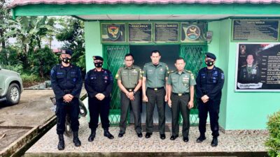 Lakukan Kunjungan Ke Pabung Kodim 0402 Ogan Ilir, Ini Yang Disampaikan Personel Satbrimob Polda Sumsel