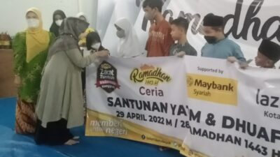 Terima Bantuan Dari Program UUS Maybank, LAZISMU Kota Depok Salurkan Bantuan Kepada 100  Orang Anak Yatim