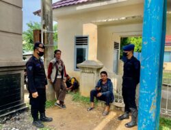 Guna Tercipta Rasa Aman Di Wilayah Ogan Ilir, Personel Brimob Polda Sumsel Tetap Laksanakan Patroli