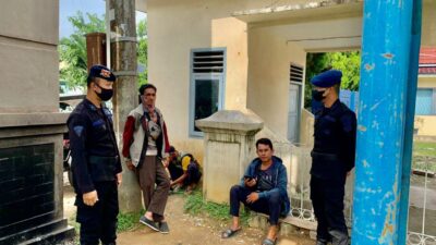 Guna Tercipta Rasa Aman Di Wilayah Ogan Ilir, Personel Brimob Polda Sumsel Tetap Laksanakan Patroli