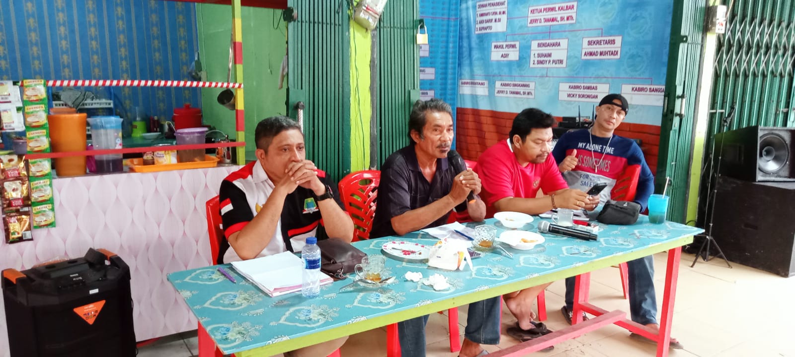 Rapat Panitia Hut. Pahlawan Nasional Pahlawan Pattimura Ke-205 Dan Hut IKM Ke-19 Singbebas Di Cafe Ambon Manise 2022