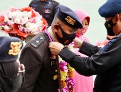 Pimpin Upacara Wisuda Purna Bhakti Personel Satbrimob Polda Sumsel, Ini Yang Disampaikan Dansat Brimob Dalam Amanatnya