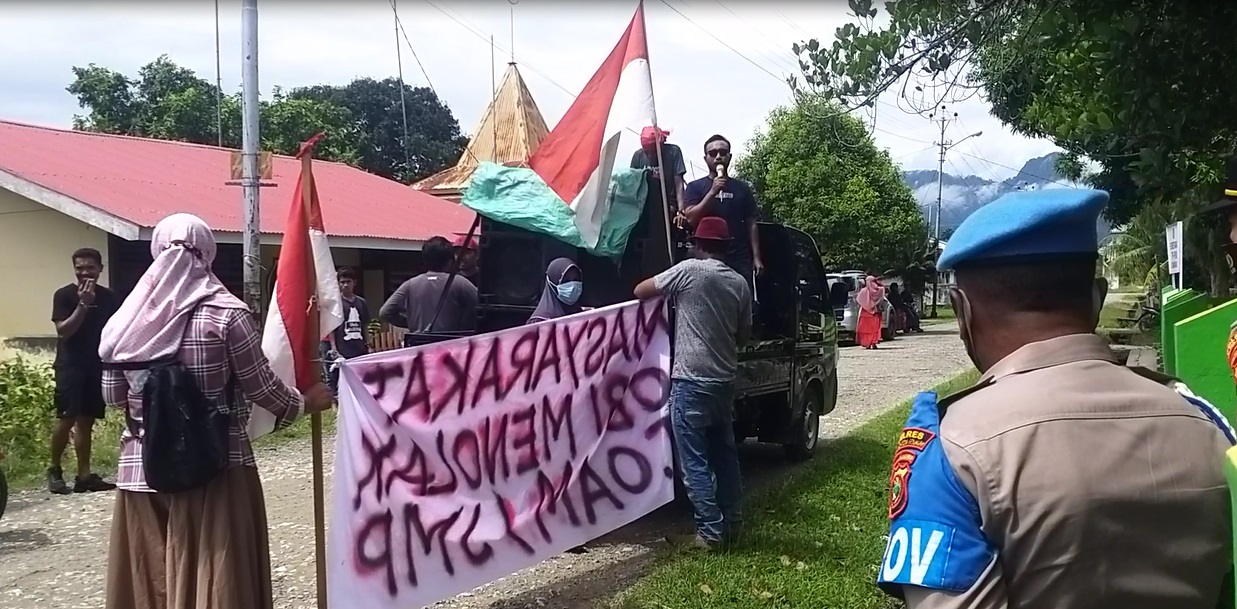 Masyarakat Obi Tolak PT. OAM dan PT. JMP, Beroperasi Di Pulau Obi