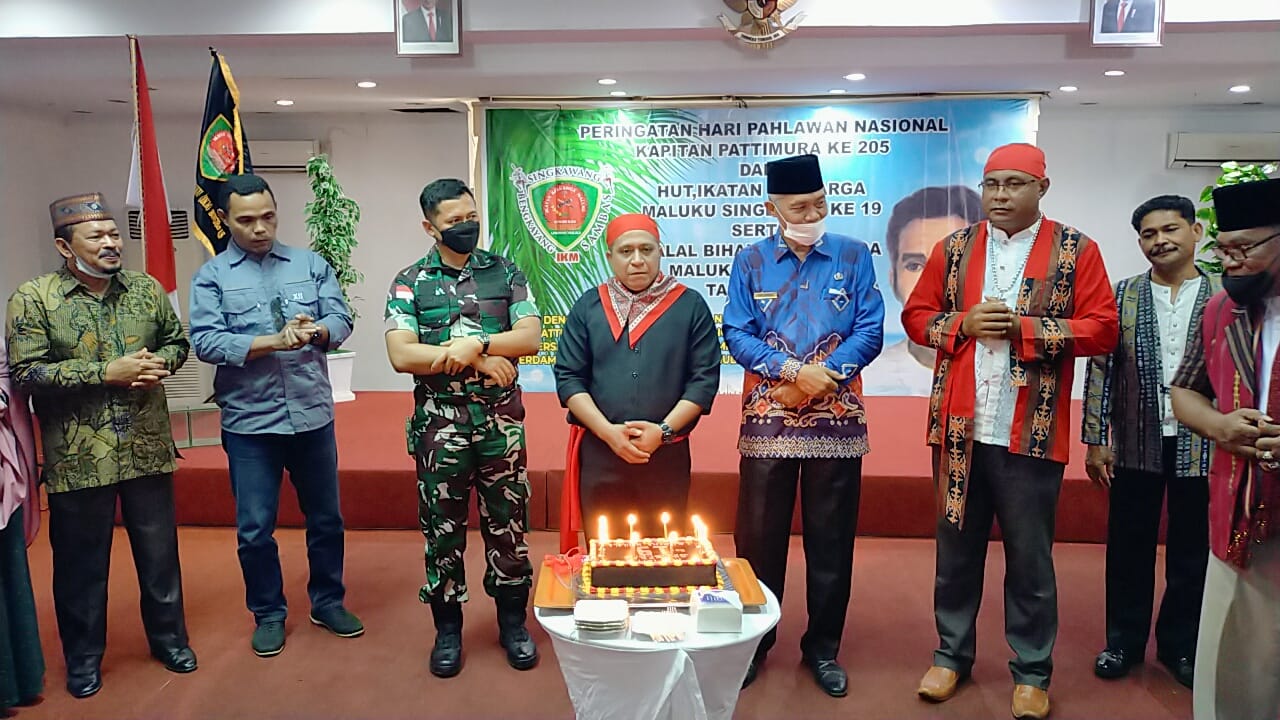 Acara Hut Pahlawan Nasional Pattimura Ke-205 Dan Hut Ikatan Keluarga Maluku Singbebas Berjalan Penuh Hikmat Di Palapa Beach 2022
