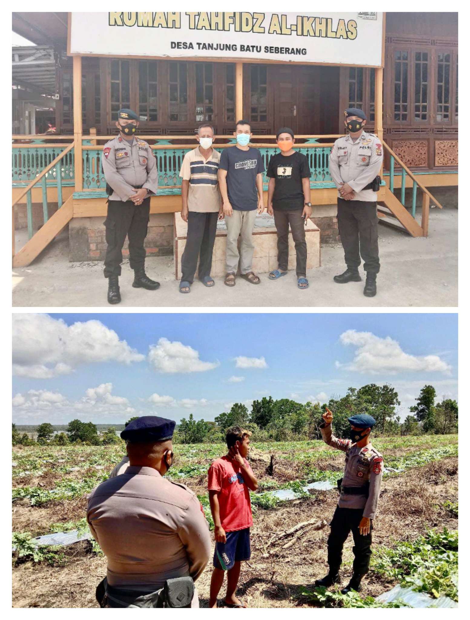 Patroli Dialogis Di Ogan Ilir, Brimob Sumsel Berikan Masyarakat  Rasa Aman Dari Propaganda KKB